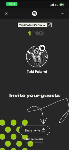 Iphone Spotify Wrapped Party Invite