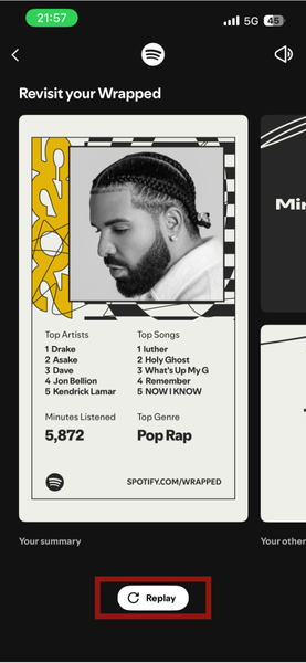 Iphone Spotify Wrapped Replay