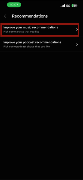 Iphone Youtube Music Improve Recommendations