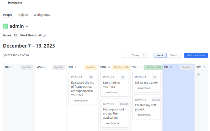 Time Tracking With Youtrack