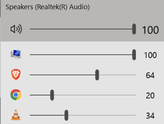 Eartrumpet Control Volume