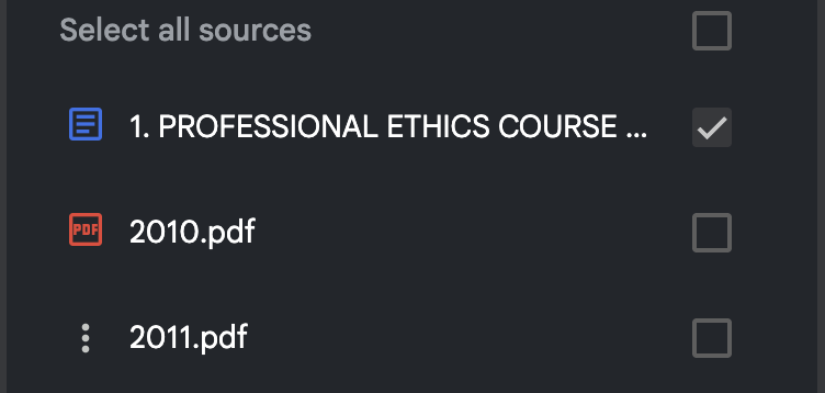 Notebooklm Check Sources