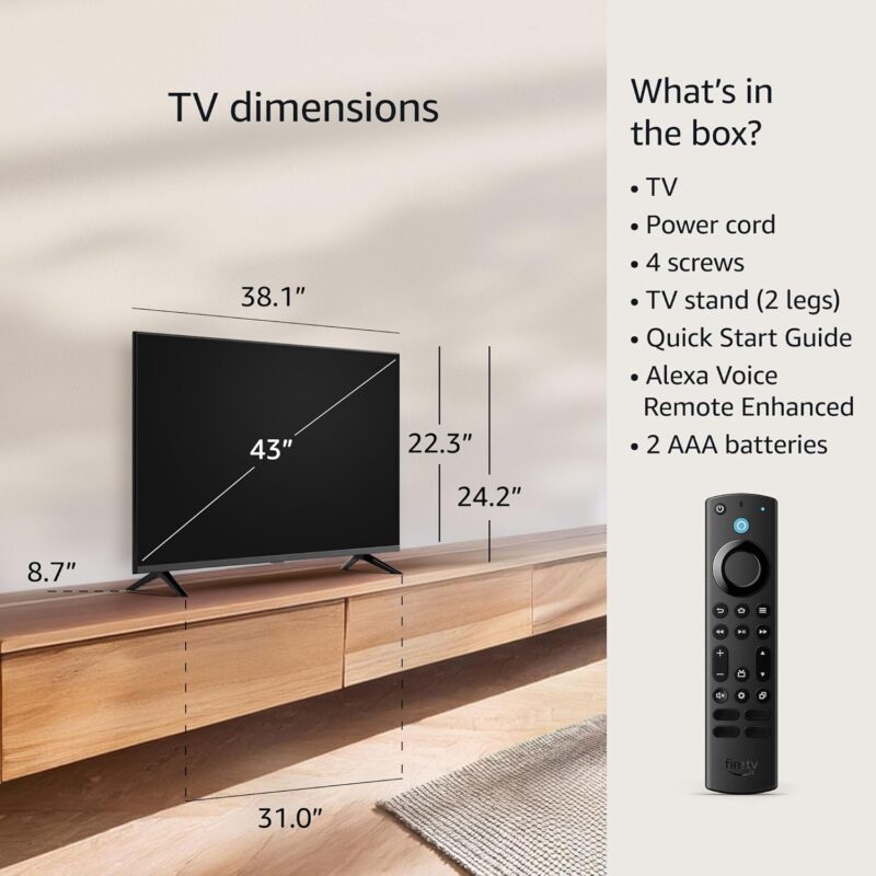 What You Get With Amazon Fire Tv 43 Inch