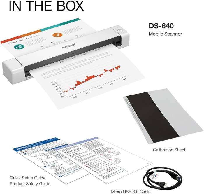 What You Get With Brother DS-640