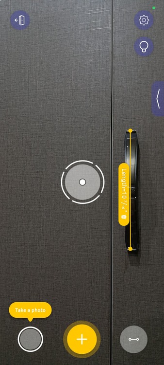 AR Ruler measuring handle