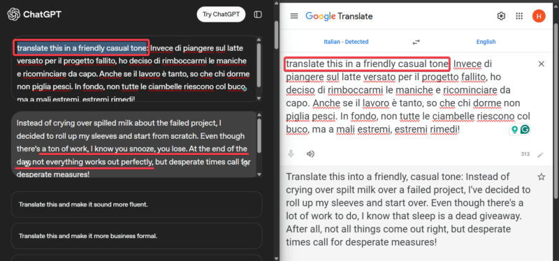 Chatgpt Translate Google Translate
