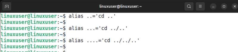 Create Alilas For Directory Nevigation