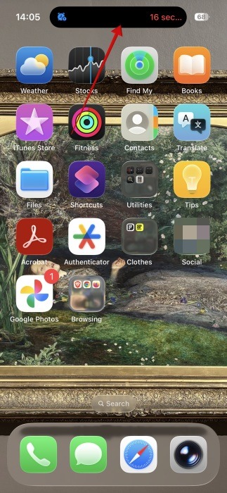 Critical reminders iPhone Dynamic Island