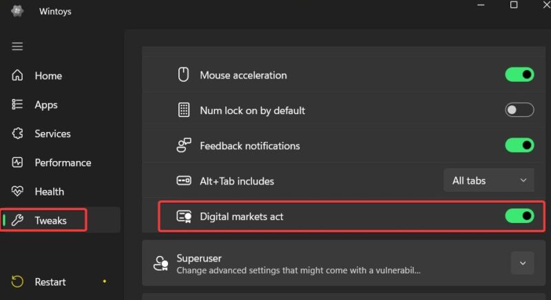 Digital Markets Act Toggles Under Tweaks In Wintoys