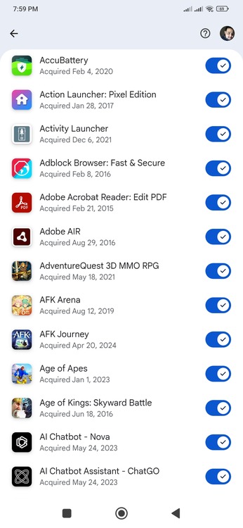 Disabling Apps personalization