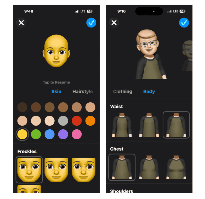 Edit Memoji
