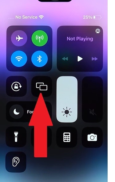 iPhone Screen Mirroring icon.