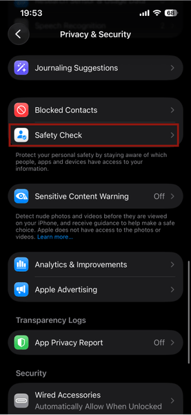 Iphone Safety Check