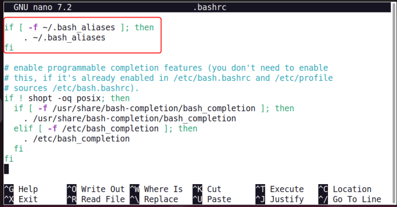 Linux Permanent Alias