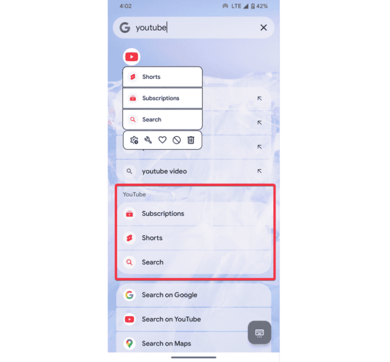 Open Shortcuts Through Apps