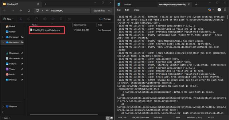 Patchmypc Logged Track