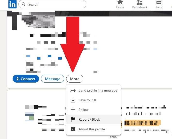Phishing Comments Invading Linkedin Report