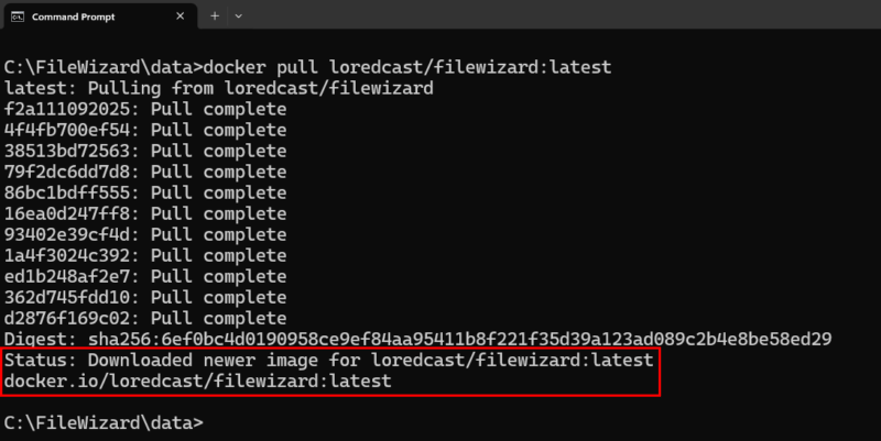Pull Official Docker Image