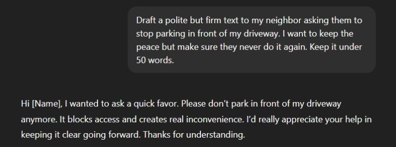 Response By Chatgpt For The Tone Failure Prompt