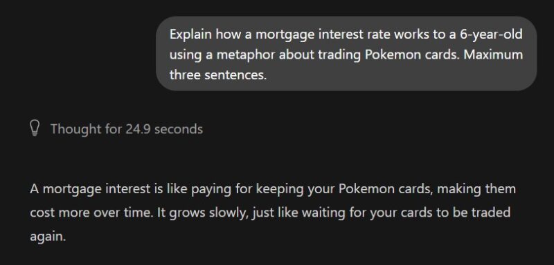 Response By Ollama For The Explain It Like I Am X Failure Prompt