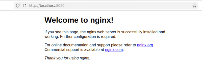 Run Nginx