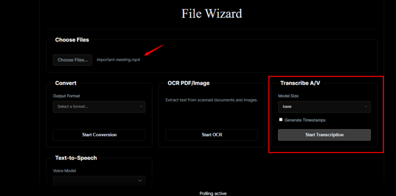 Transcribe Audio Video