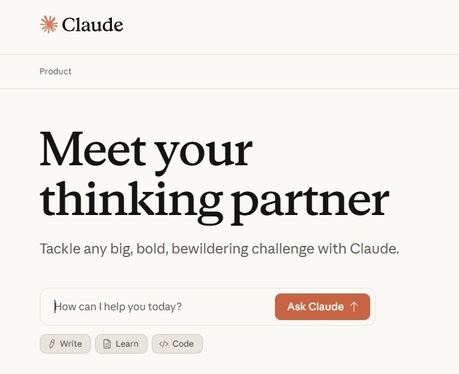 Writing with Claude.