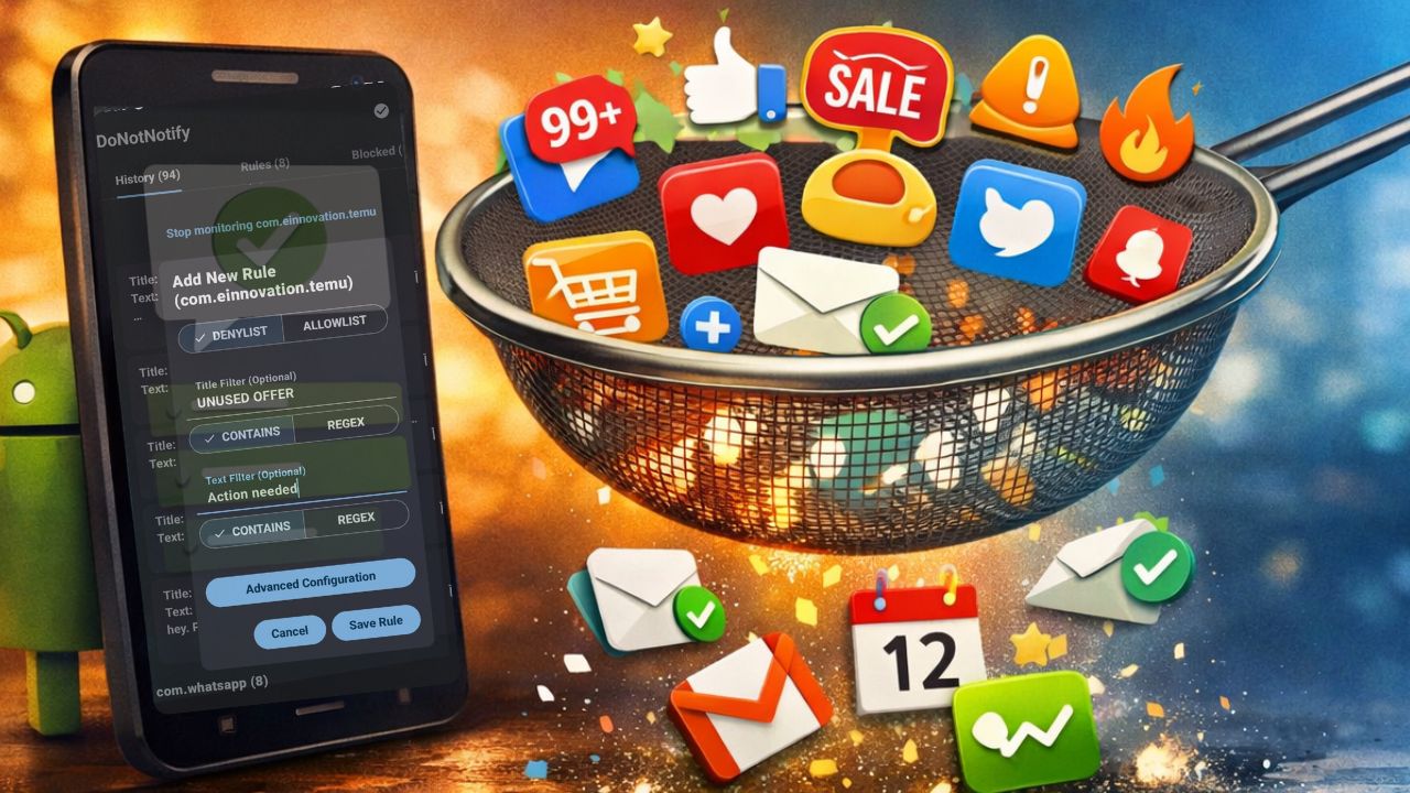 DoNotNotify Lets You Block Android Notifications Without Disabling Everything