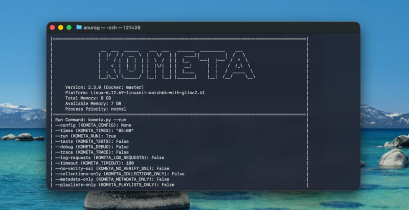 Kometa home page