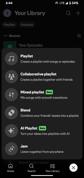 Spotify Create Bloat