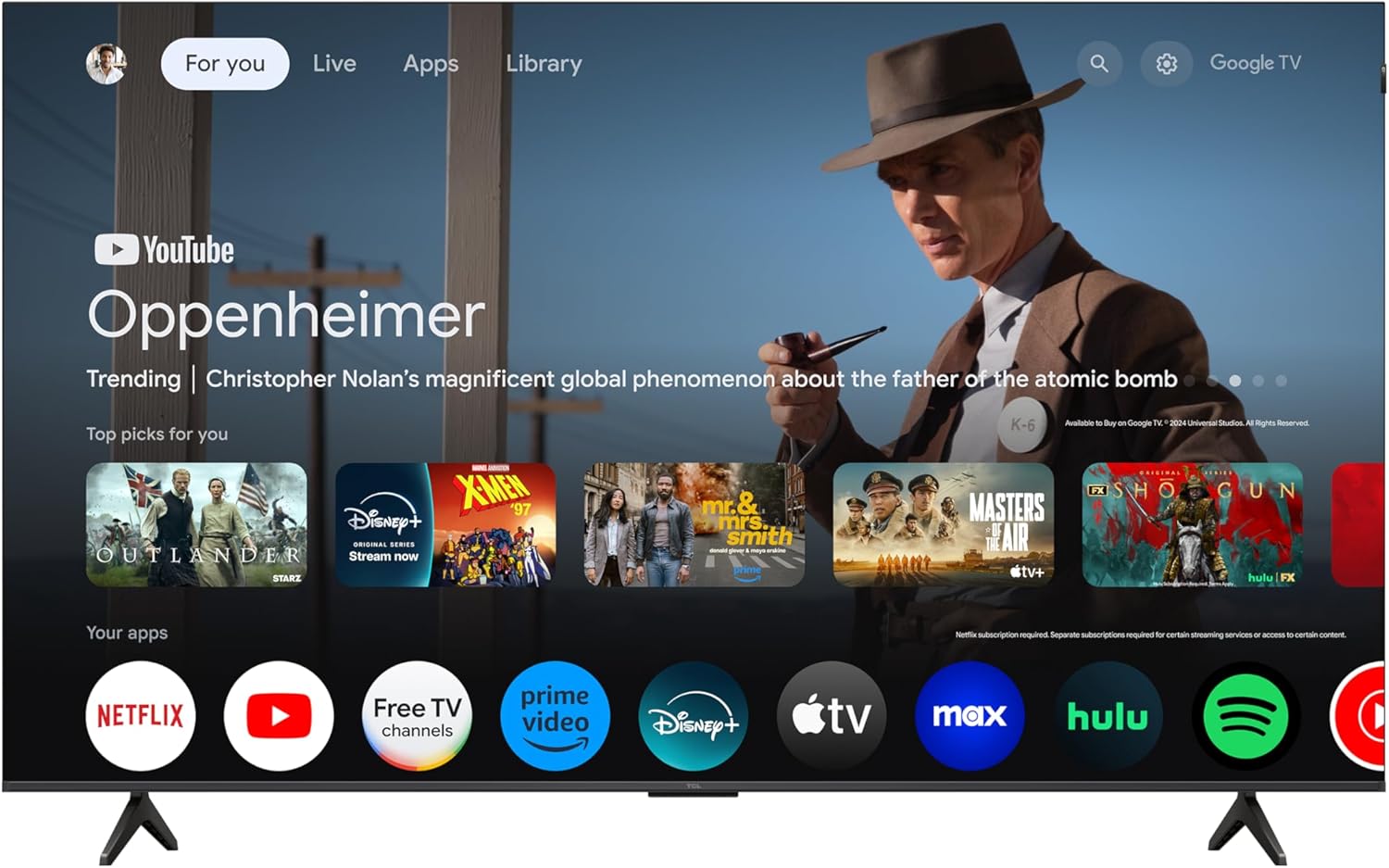 TCL 75-inch T7 Series QLED TV