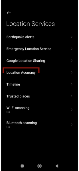 Android Location Accuracy