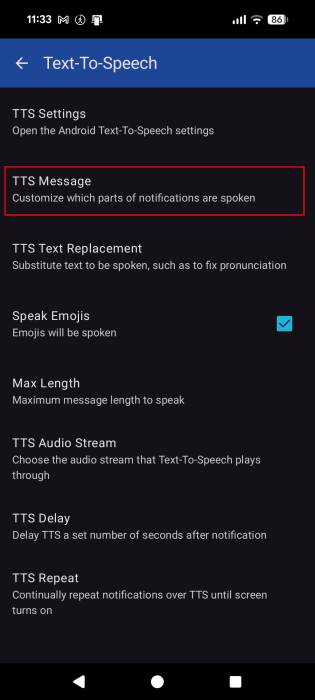 Voice Notifications Tts Messages