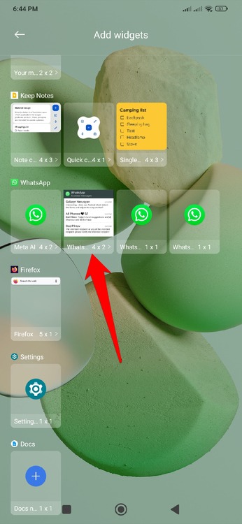 WhatsApp Widgets