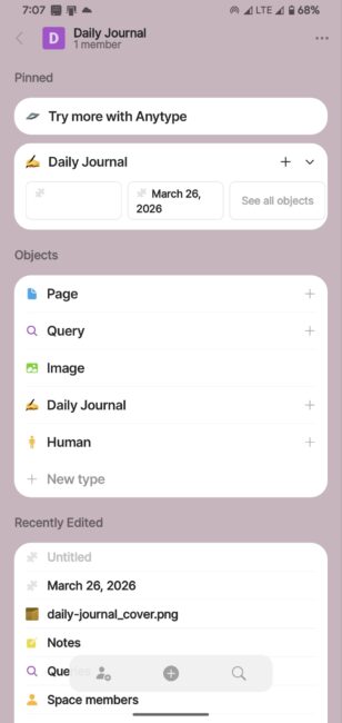 Default Template Sample Anytype