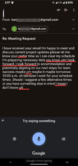 Google Voice Typing Flaws