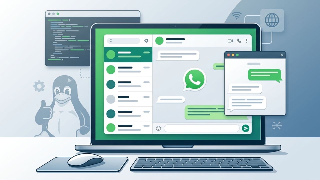 Install And Run Whatsapp On Linux As Native Desktop Client Feature Image