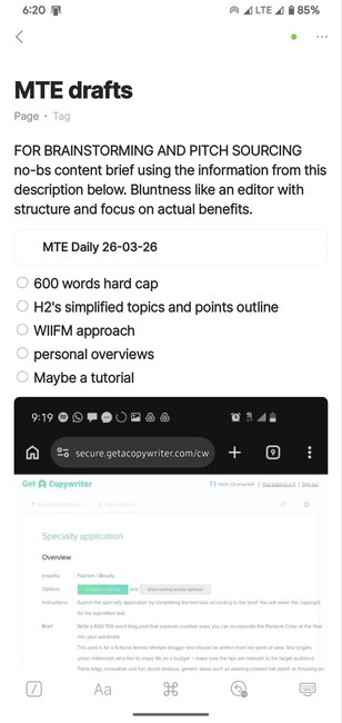 Setting Up Draft Worflow In Anytype