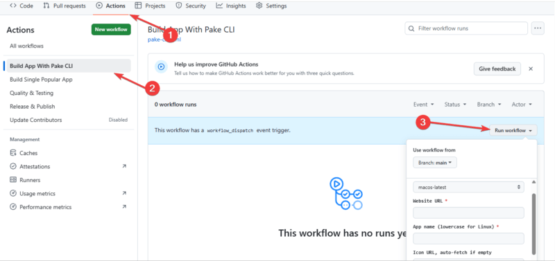 Build With Pake Cli Github