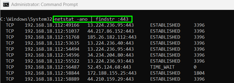 Findstr Command running in CMD