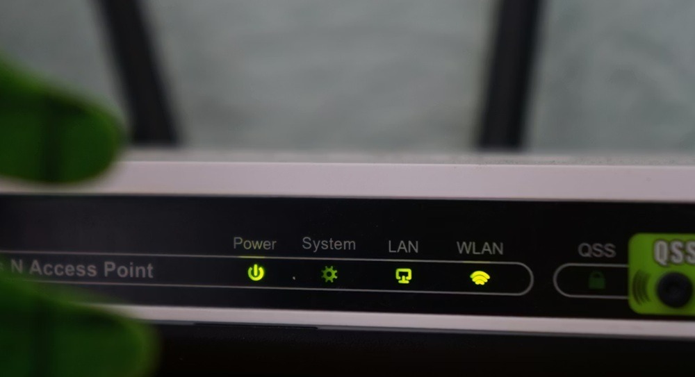 Instance of router lights.