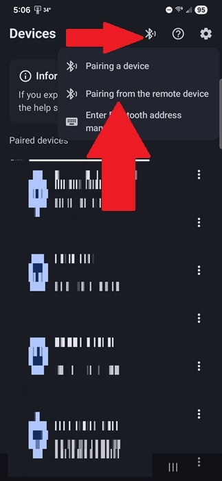 Connecting the TV and app.